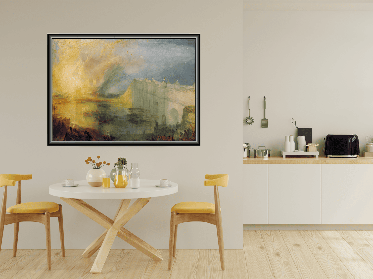 Das Brennen der Häuser von Lords und Commons, 16. Oktober | William Turner