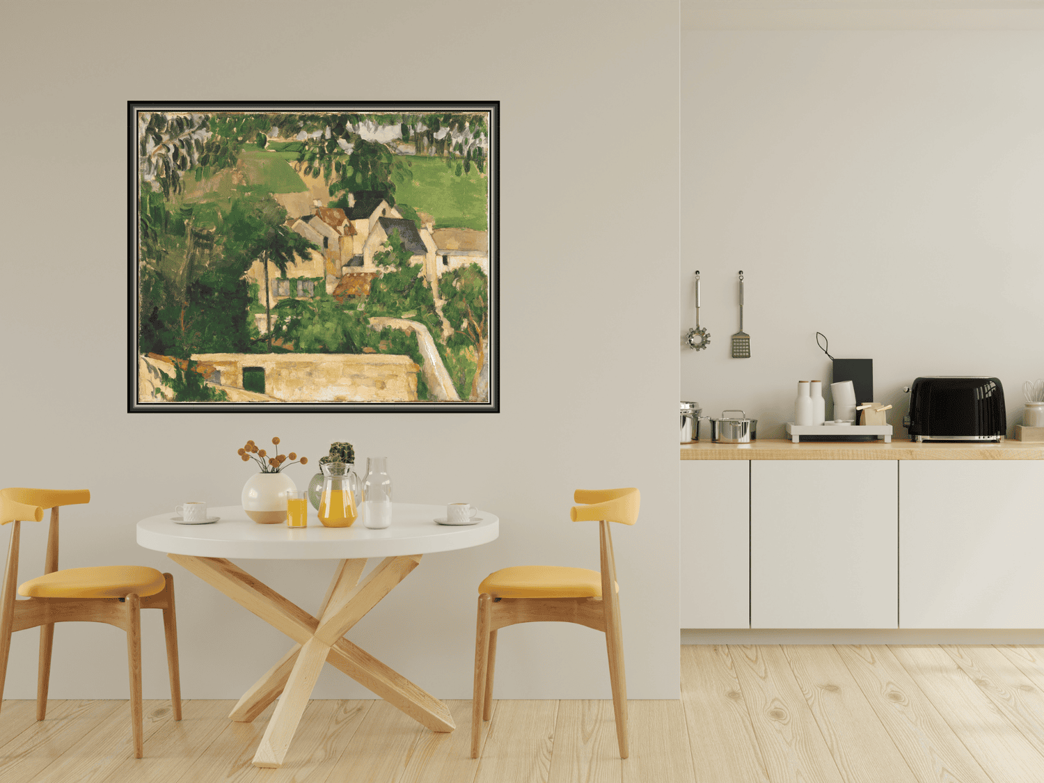 Das Viertel Four in Auvers-sur-Oise | Paul Cézanne