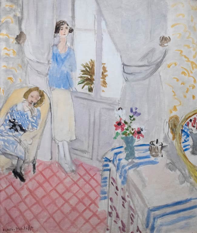 Kunstdruck des Gemäldes „Das Boudoir“ von Henri Matisse – hochwertiger Kunstdruck, erhältlich als Poster oder auf Leinwand.