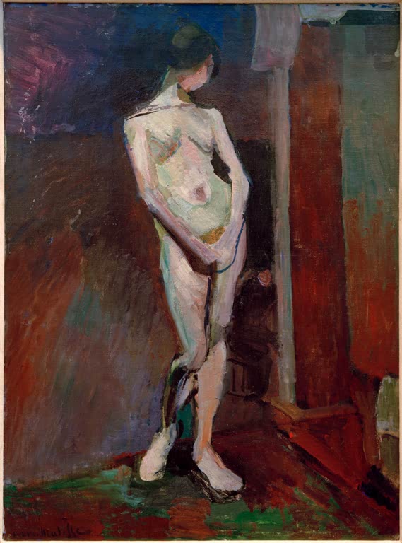 Kunstdruck von Das Modell von Henri Matisse, erhältlich als Poster oder Leinwand, auf Wunsch gerahmt, in Deutschland per Hand gefertigt.
