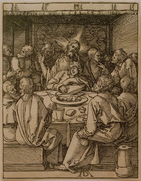 Kunstdruck „Das letzte Abendmahl“ von Albrecht Dürer