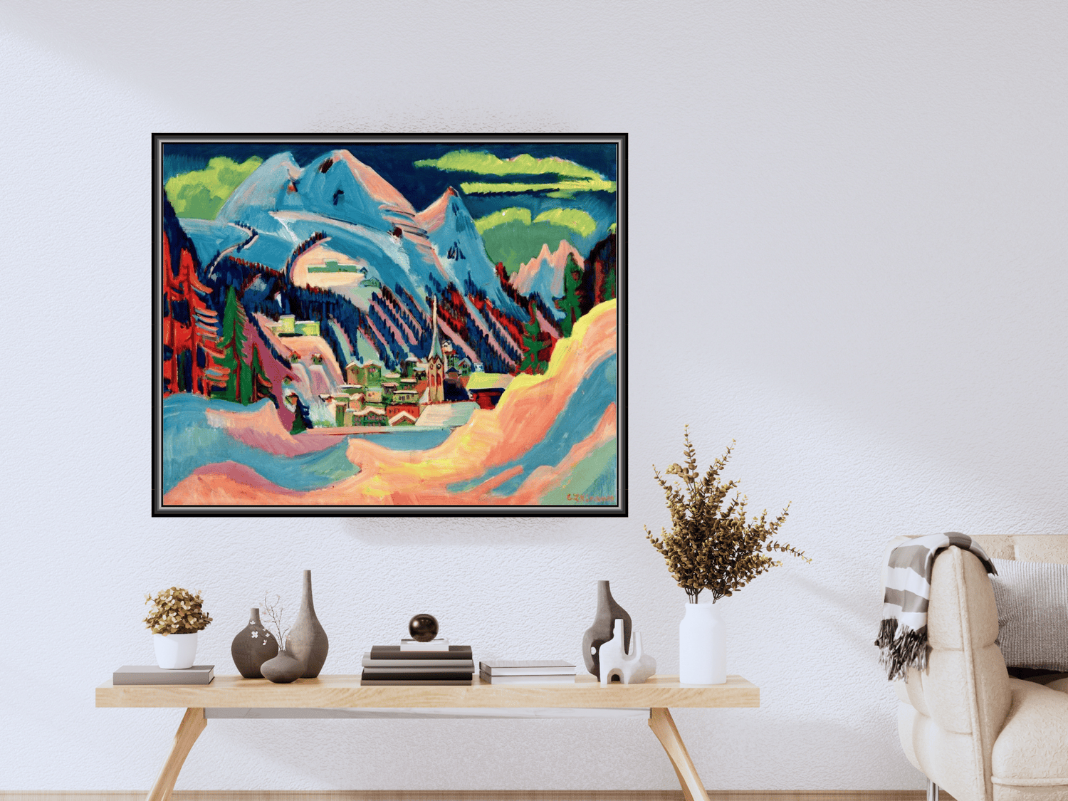 Davos im Winter | Ernst Ludwig Kirchner