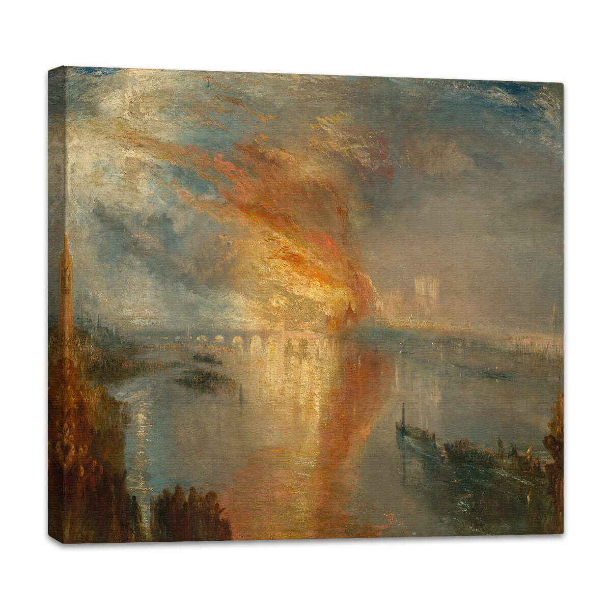 Der Brand der Häuser von Lords und Commons | William Turner