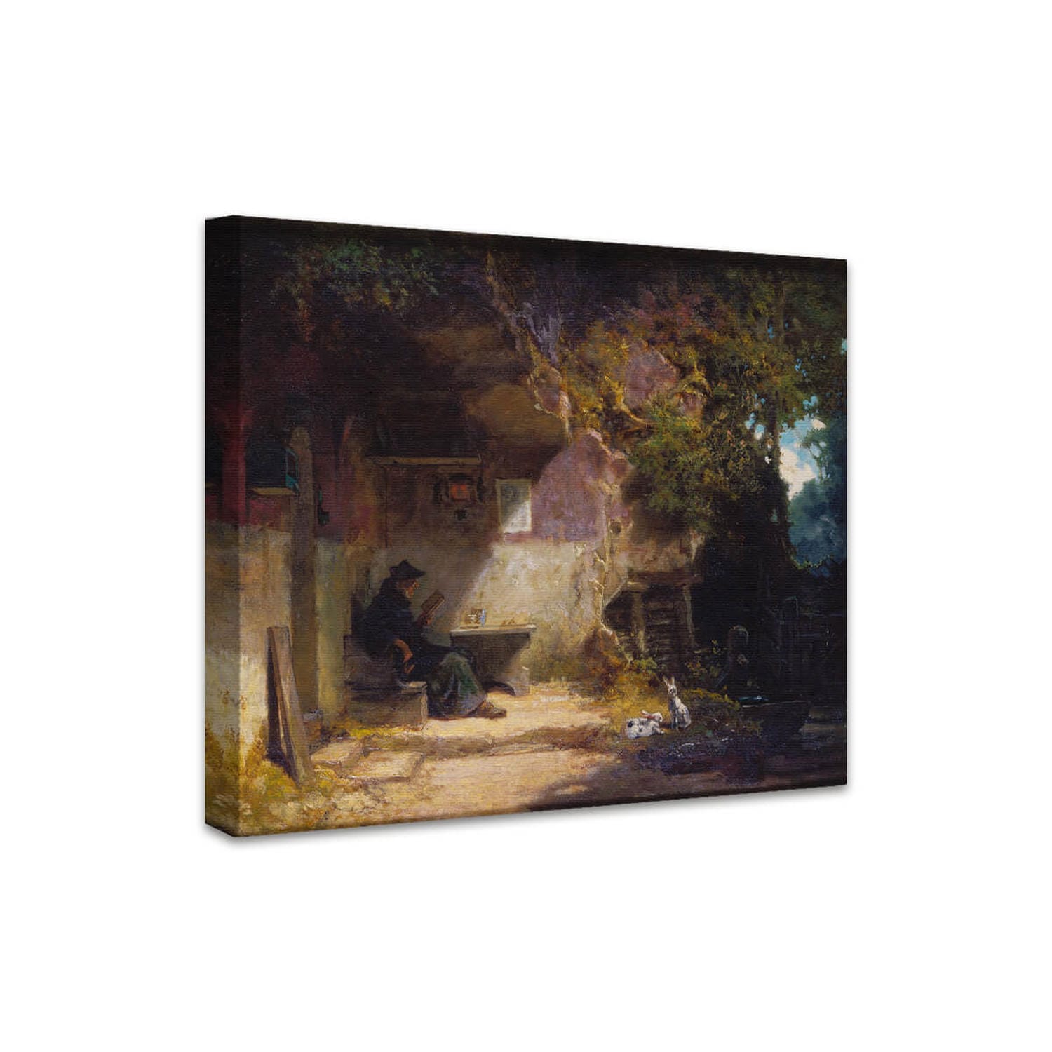 Der Einsiedler vor seiner Klause | Carl Spitzweg