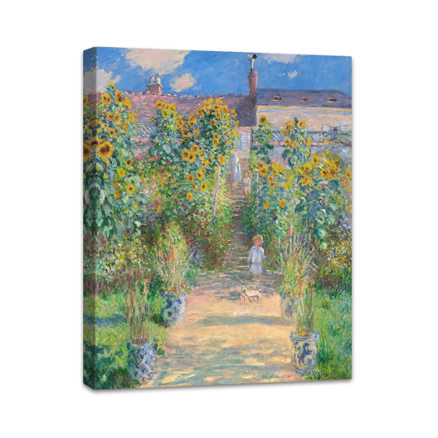 Der Garten des Künstlers in Vétheuil (The Artist’s Garden at Vétheuil) | Claude Monet