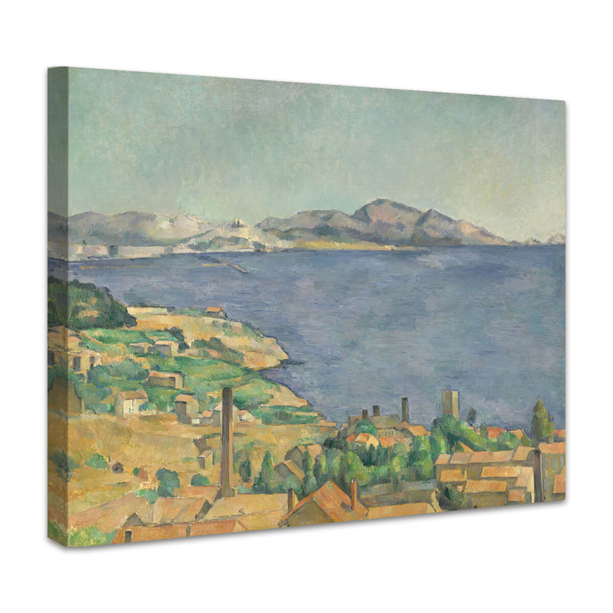 Der Golf von Marseille von L'Estaque aus gesehen | Paul Cézanne