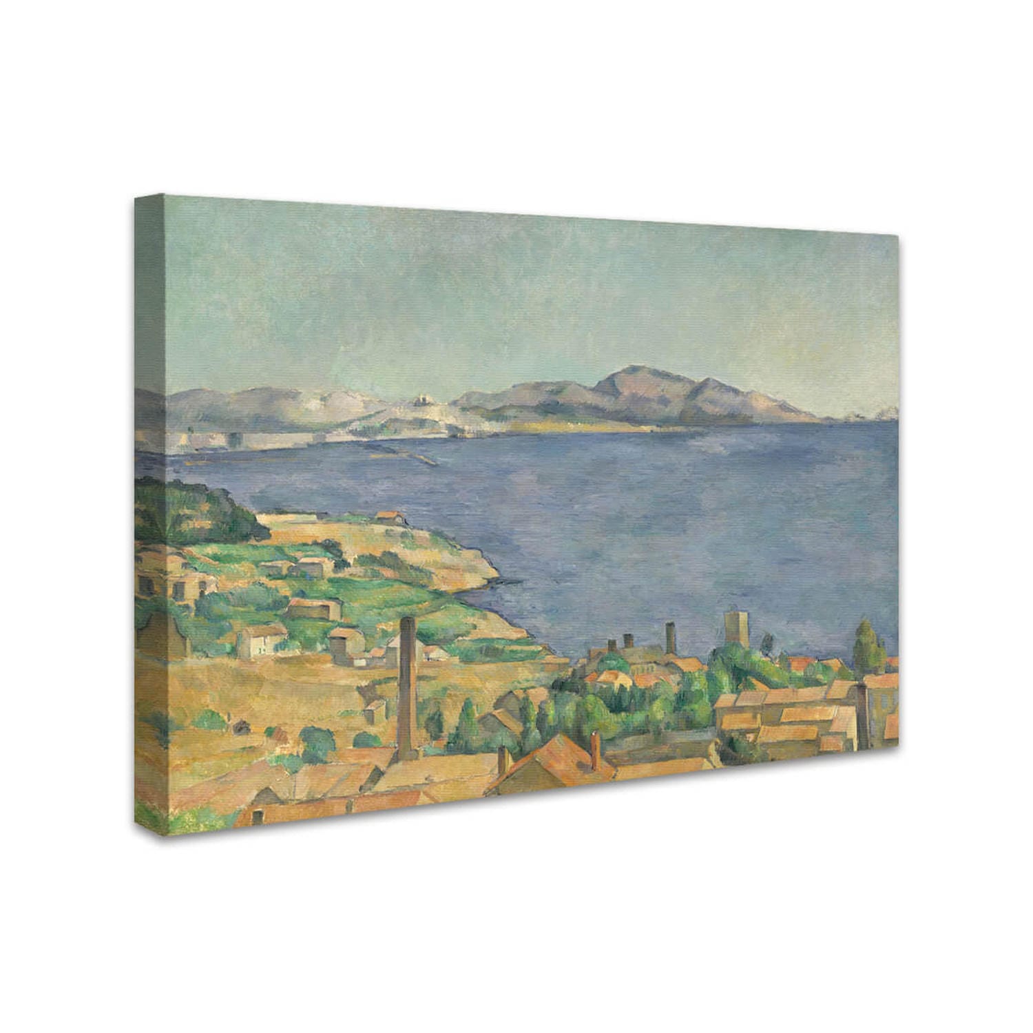 Der Golf von Marseille von L'Estaque aus gesehen | Paul Cézanne