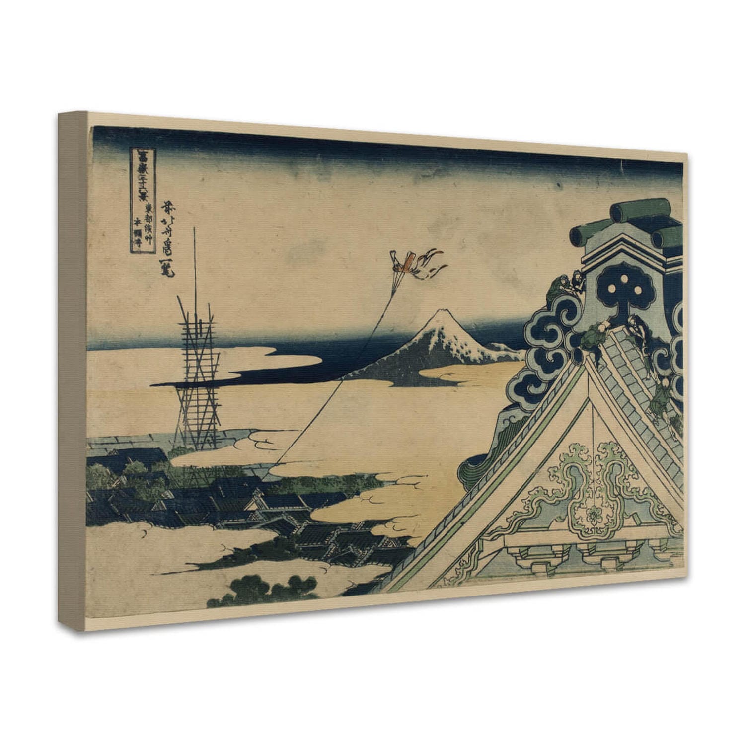 Der Honganji-Tempel in Asakusa, Edo | Katsushika Hokusai