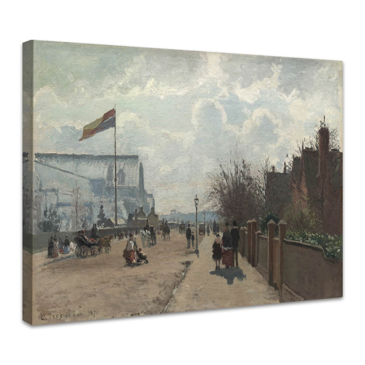 Der Kristallpalast | Camille Pissarro