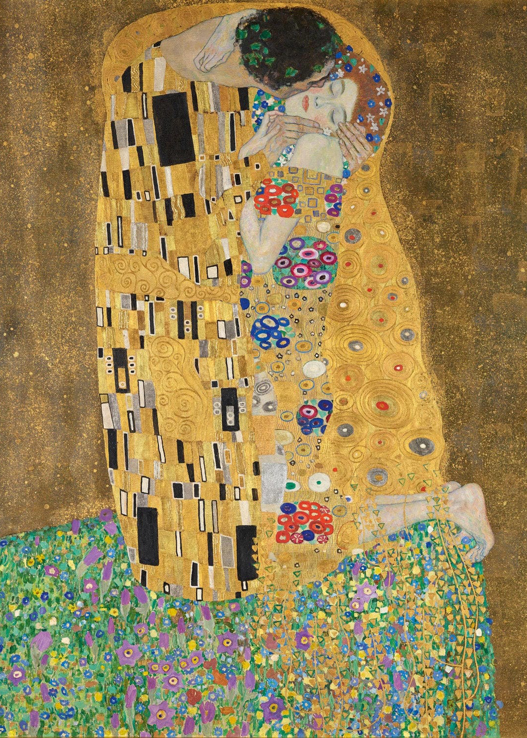 Der Kuss - Wunschausschnitt 50x70 cm