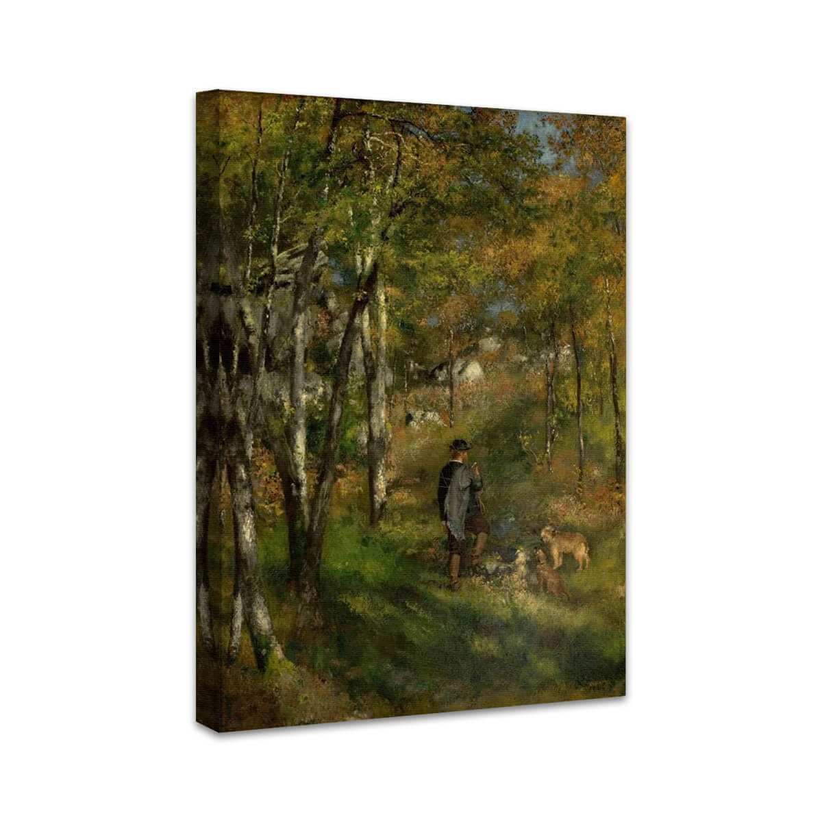 Der Maler Le Cœur auf der Jagd im Wald von Fontainebleau | Pierre-Auguste Renoir