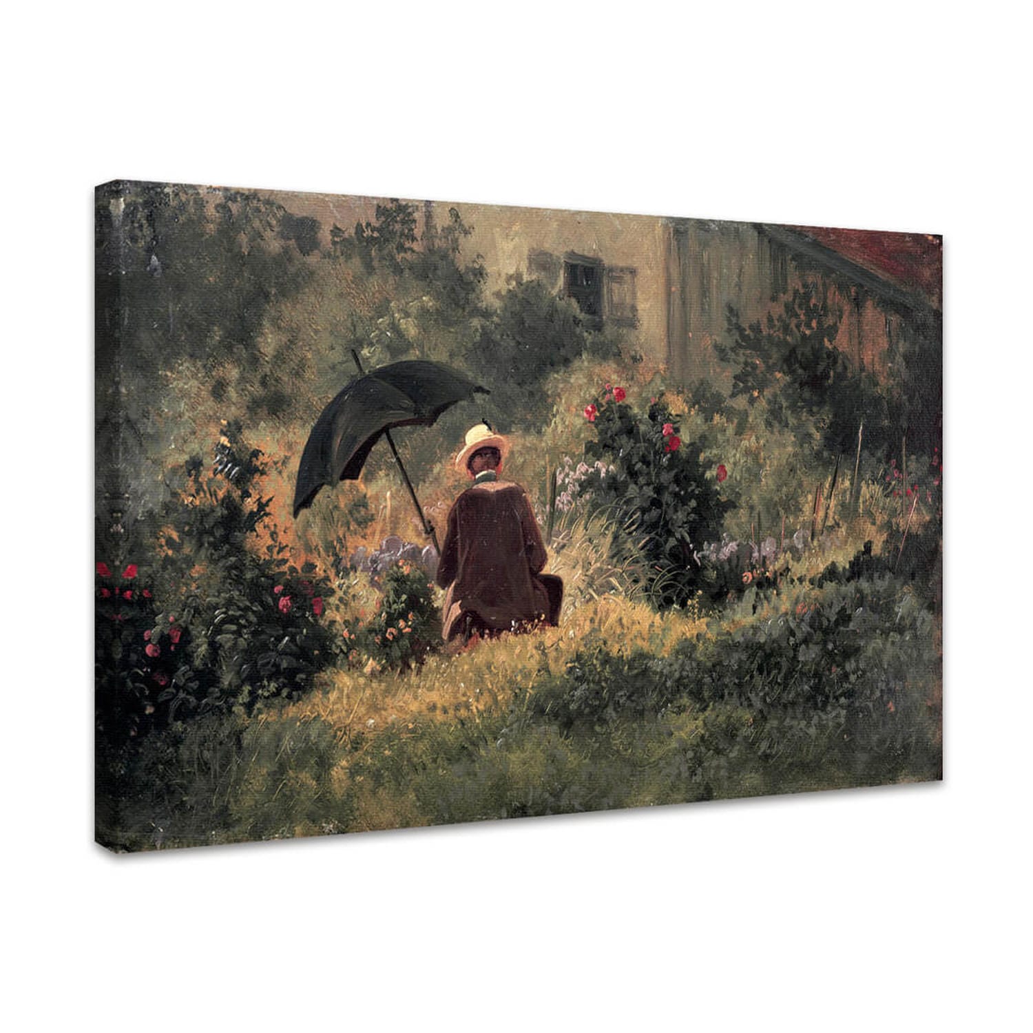 Der Maler im Garten (Selbstbildnis im Garten) | Carl Spitzweg