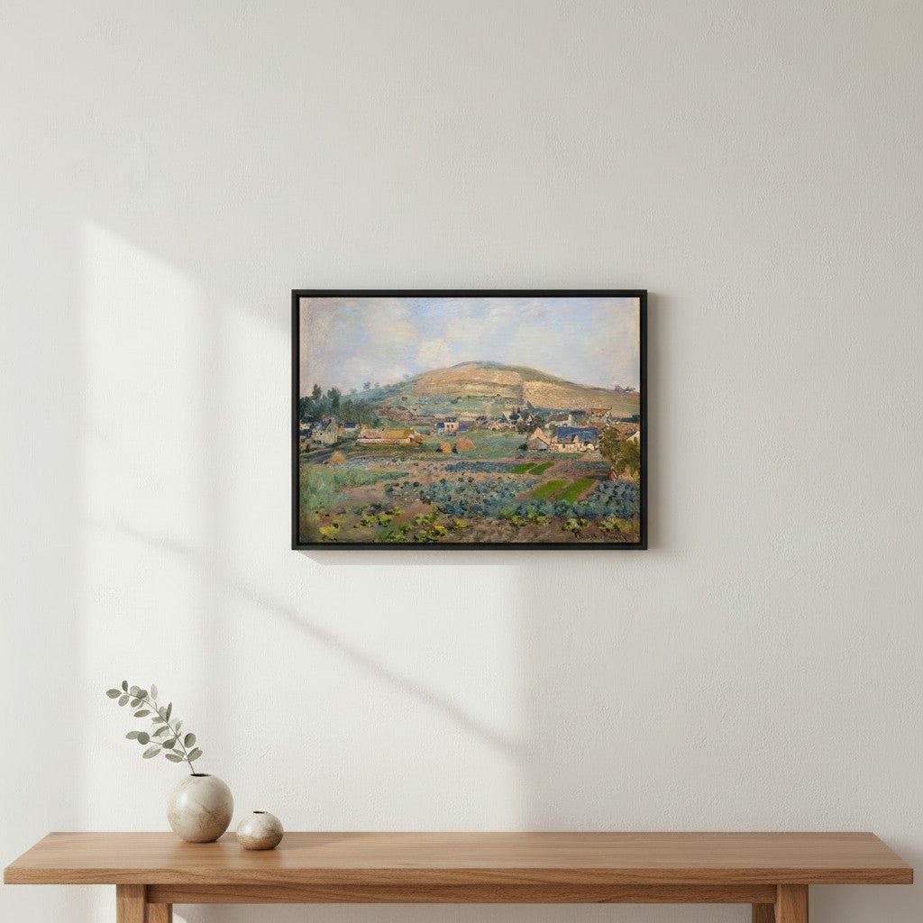 Der Mont Riboudet in Rouen im Frühling | Claude Monet