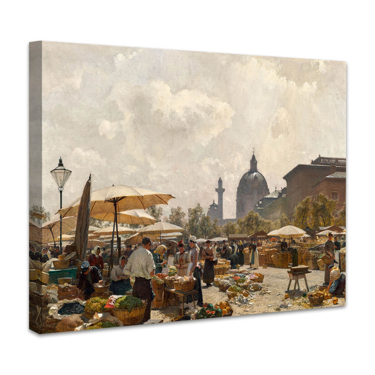 Der Naschmarkt in Wien | Carl Moll
