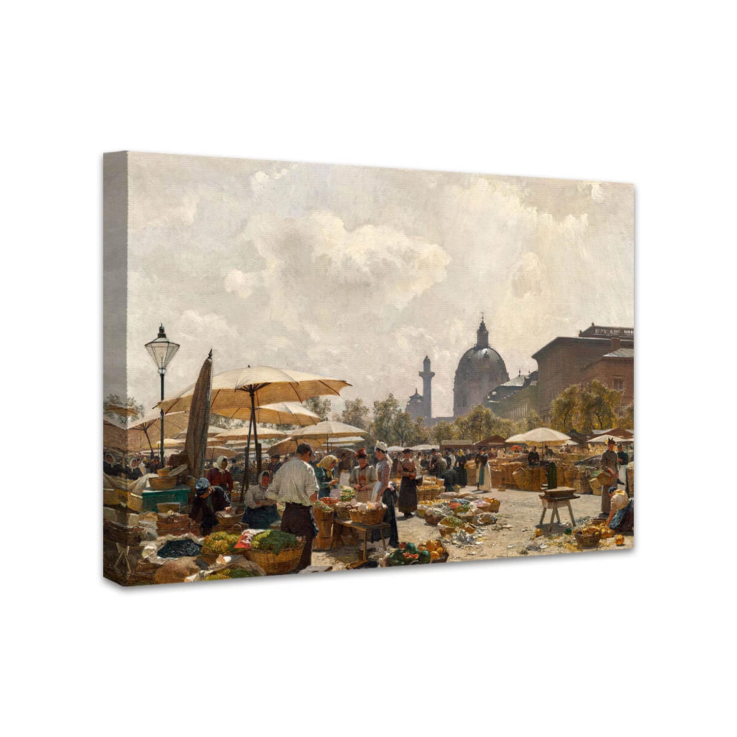 Der Naschmarkt in Wien | Carl Moll