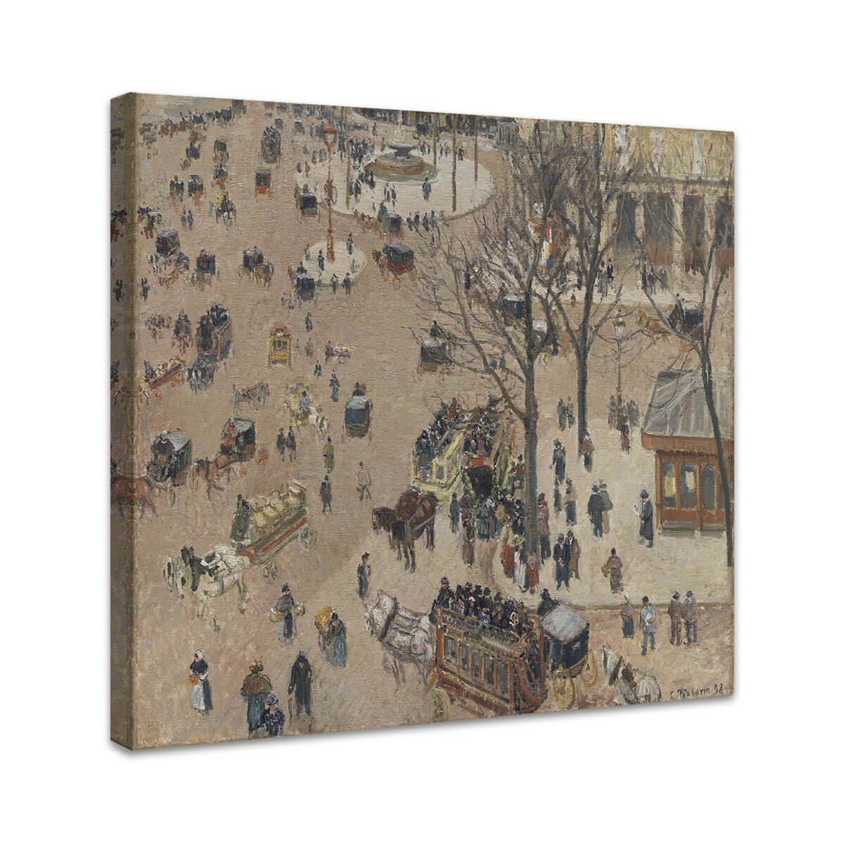 Der Platz des Französischen Theaters | Camille Pissarro