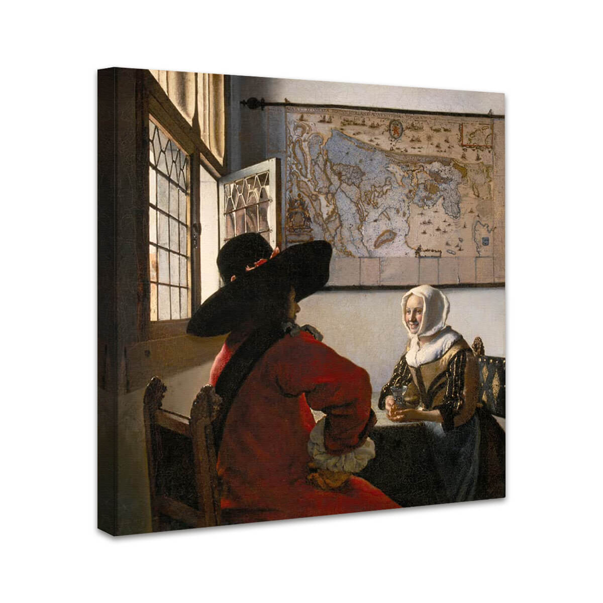 Der Soldat und das lachende Mädchen | Johannes Vermeer