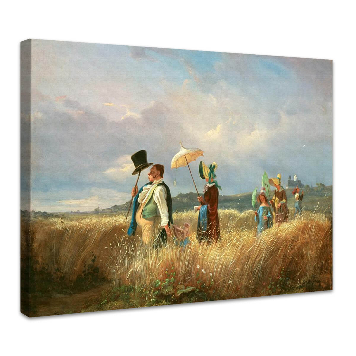 Der Sonntagsspaziergang | Carl Spitzweg
