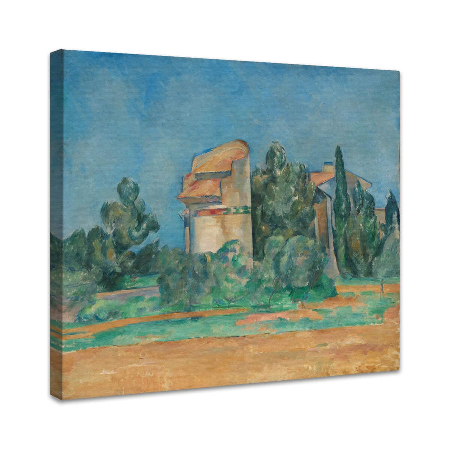 Der Taubenturm in Bellevue | Paul Cézanne