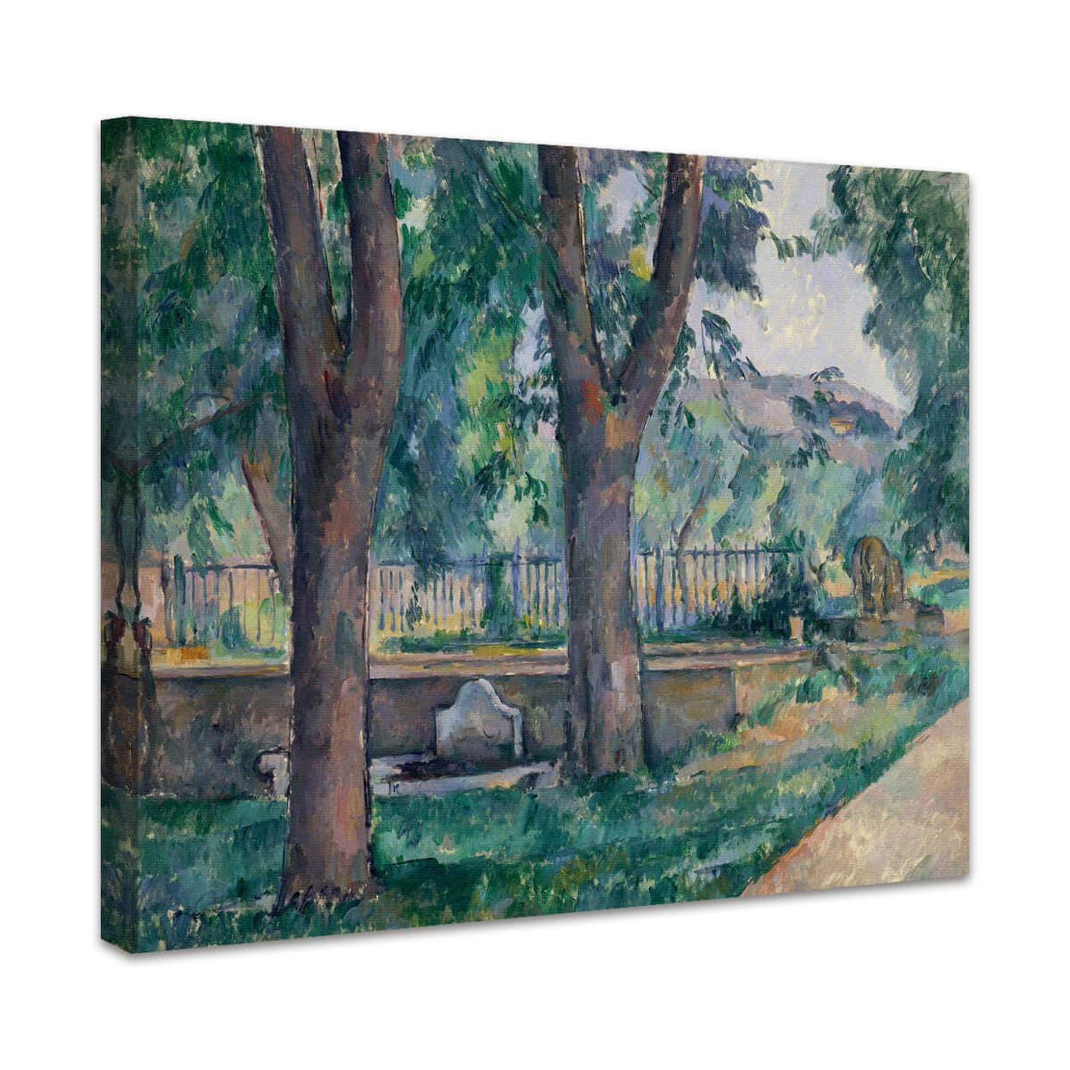 Der Teich bei Jas de Bouffan | Paul Cézanne