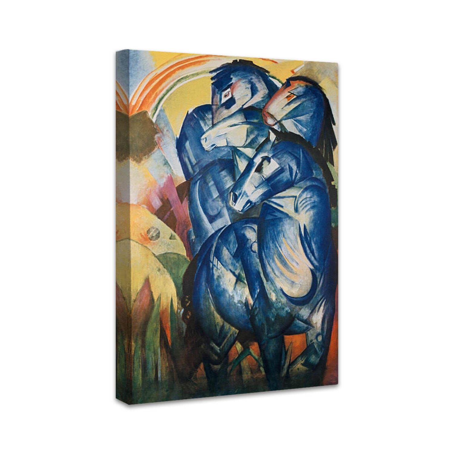 Der Turm der blauen Pferde | Franz Marc