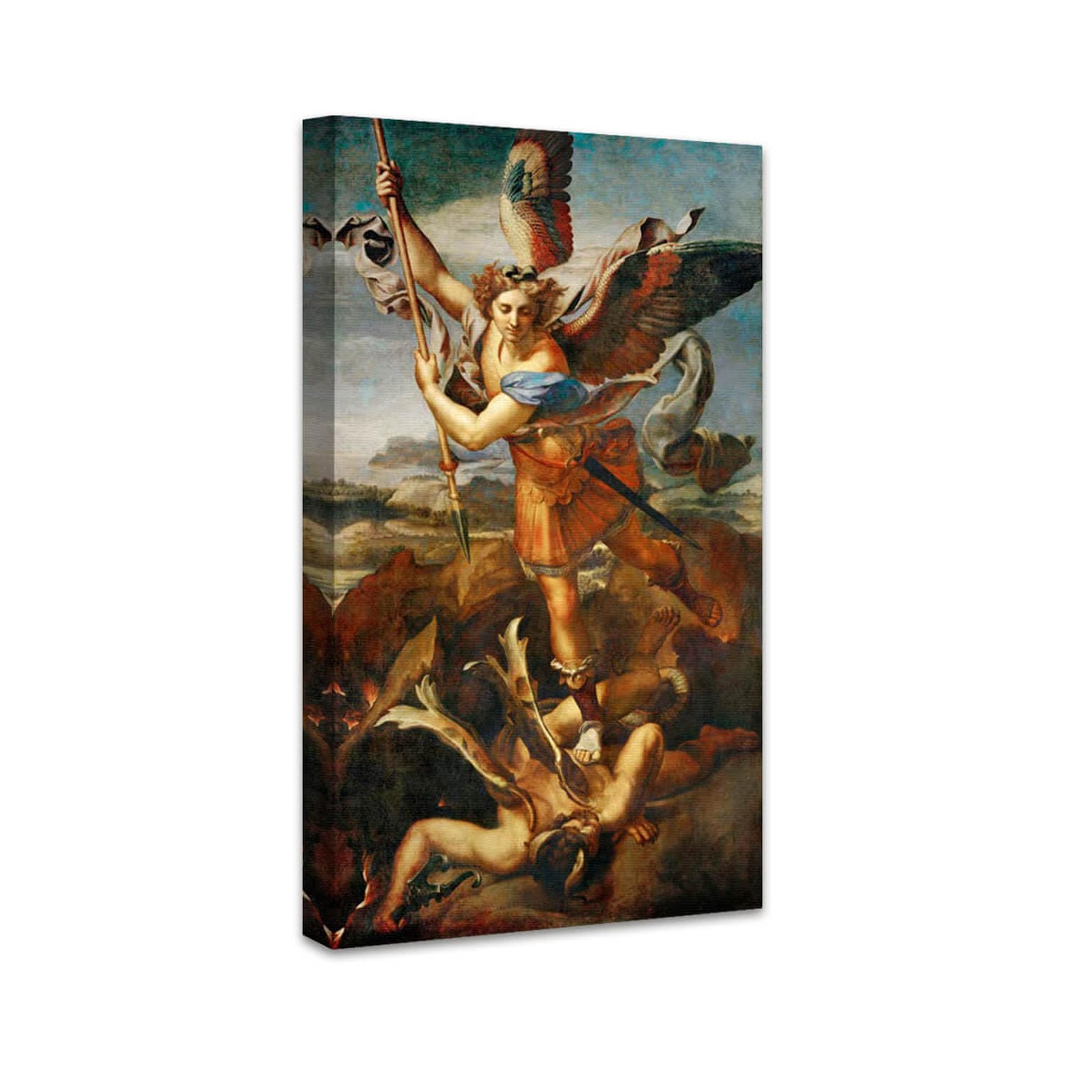 Der heilige Michael tötet den Dämon | Raffael