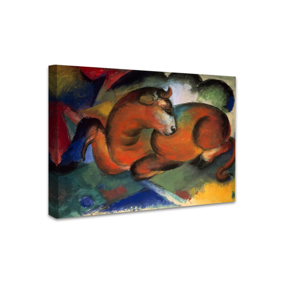 Der rote Stier | Franz Marc