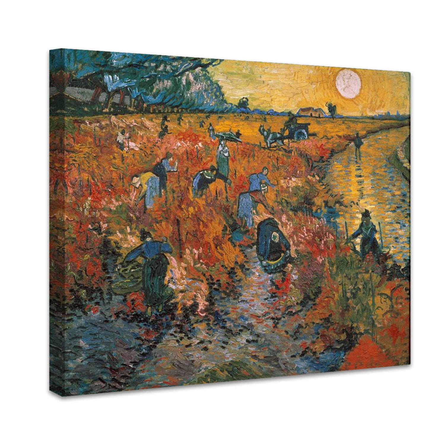 Der rote Weingarten | Vincent van Gogh