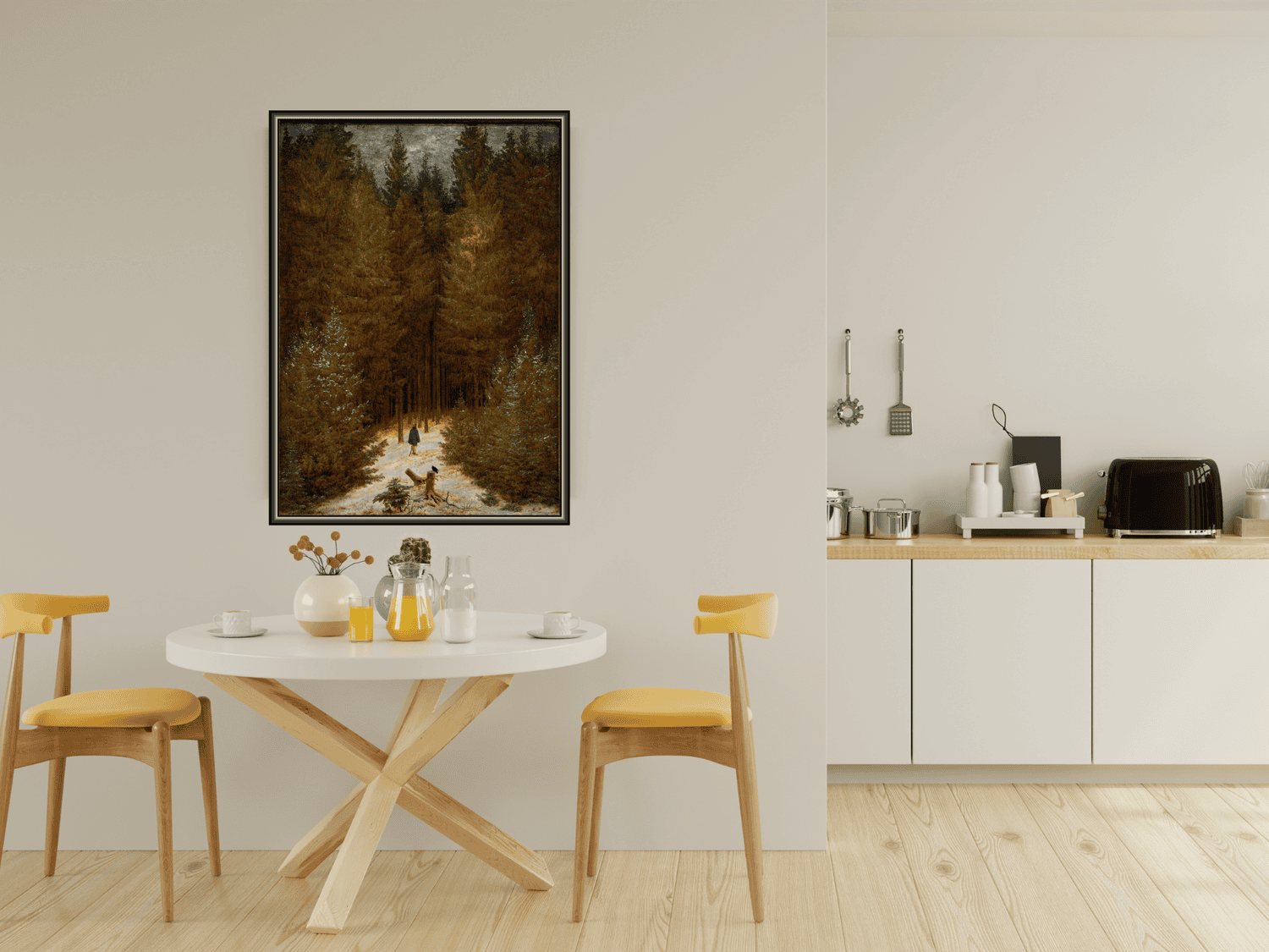 Der Chasseur im Walde | Caspar David Friedrich