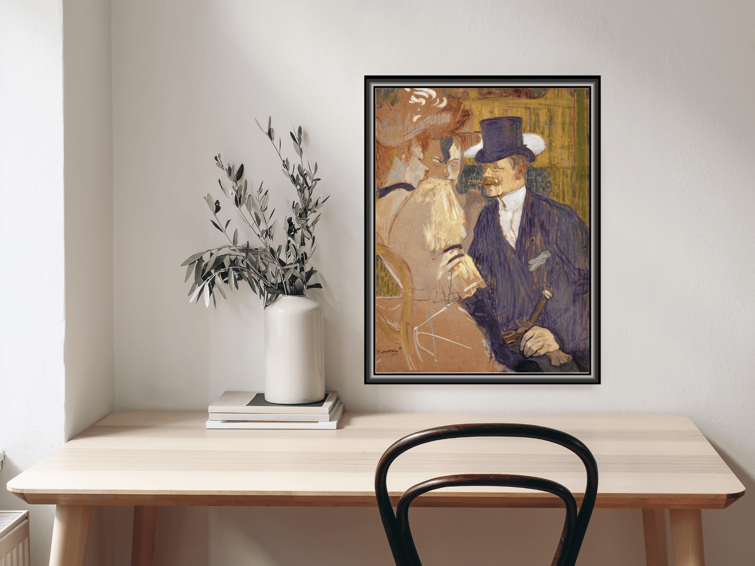 Der Engländer (William Tom Warrener, 1861–1934) im Moulin Rouge | Henri de Toulouse-Lautrec