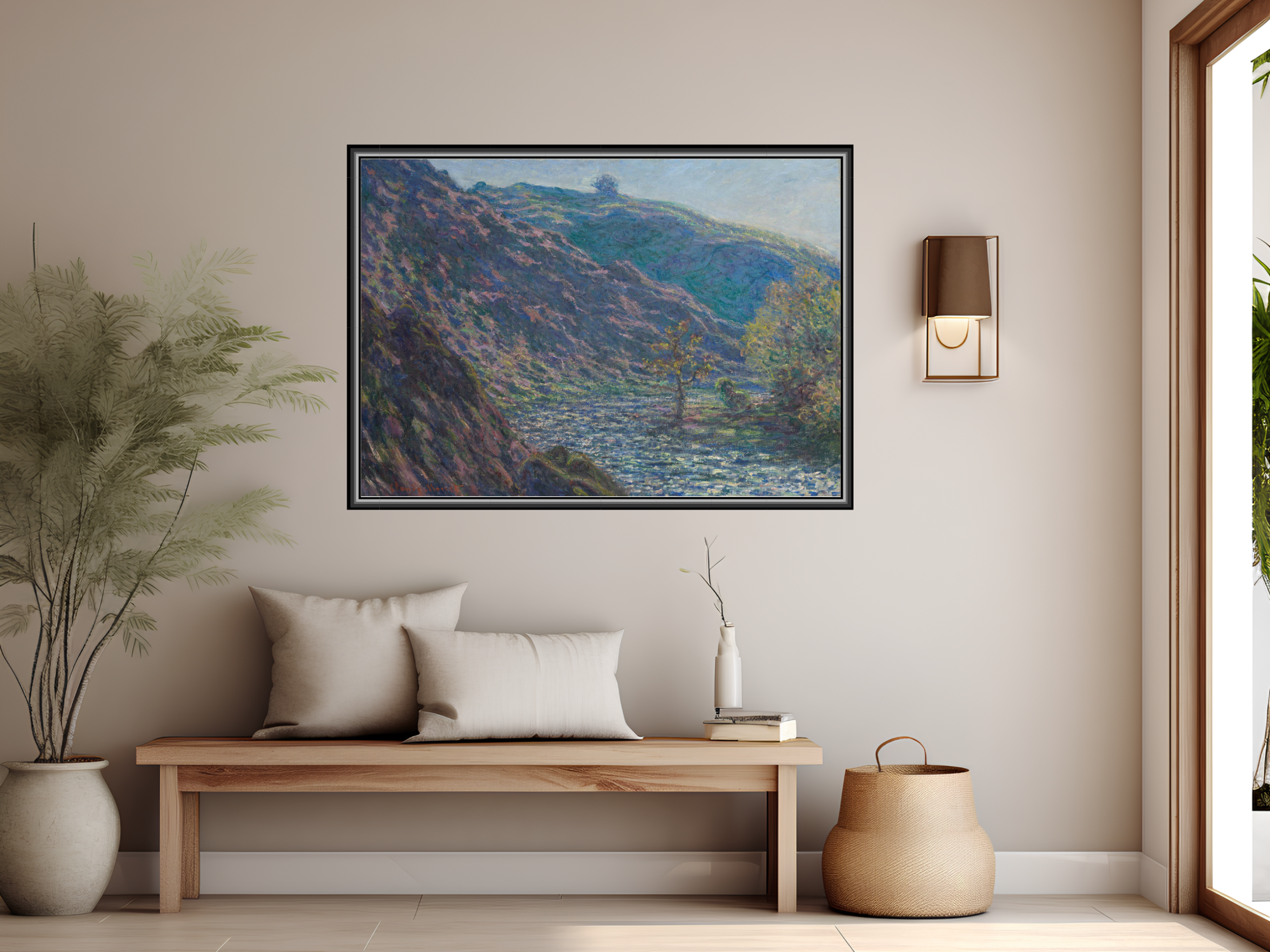Der Fluss Petite Creuse | Claude Monet