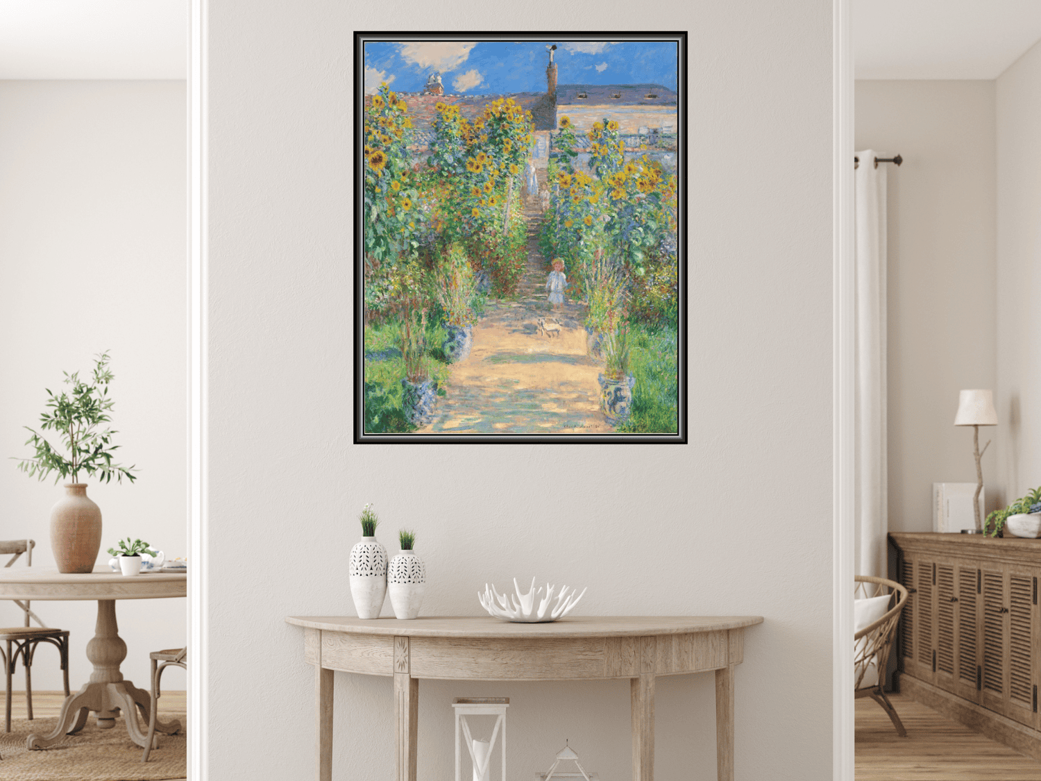 Der Garten des Künstlers in Vétheuil (The Artist’s Garden at Vétheuil) | Claude Monet