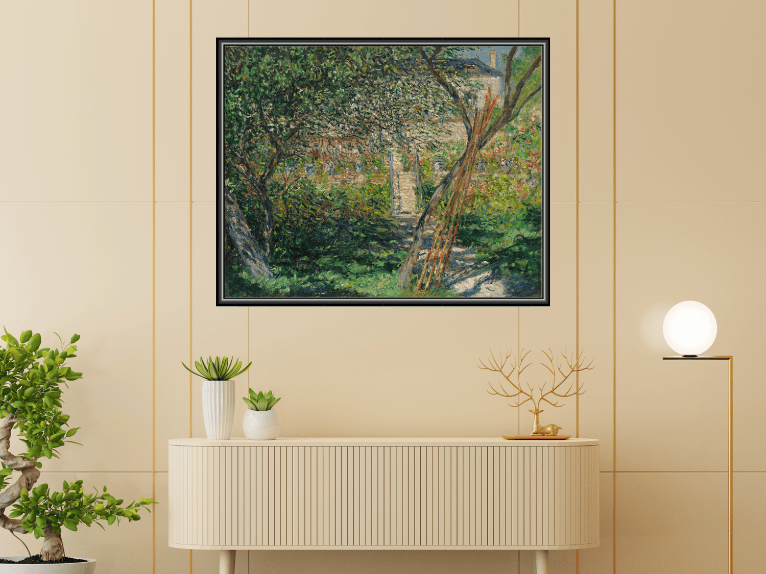 Der Garten von Vétheuil | Claude Monet