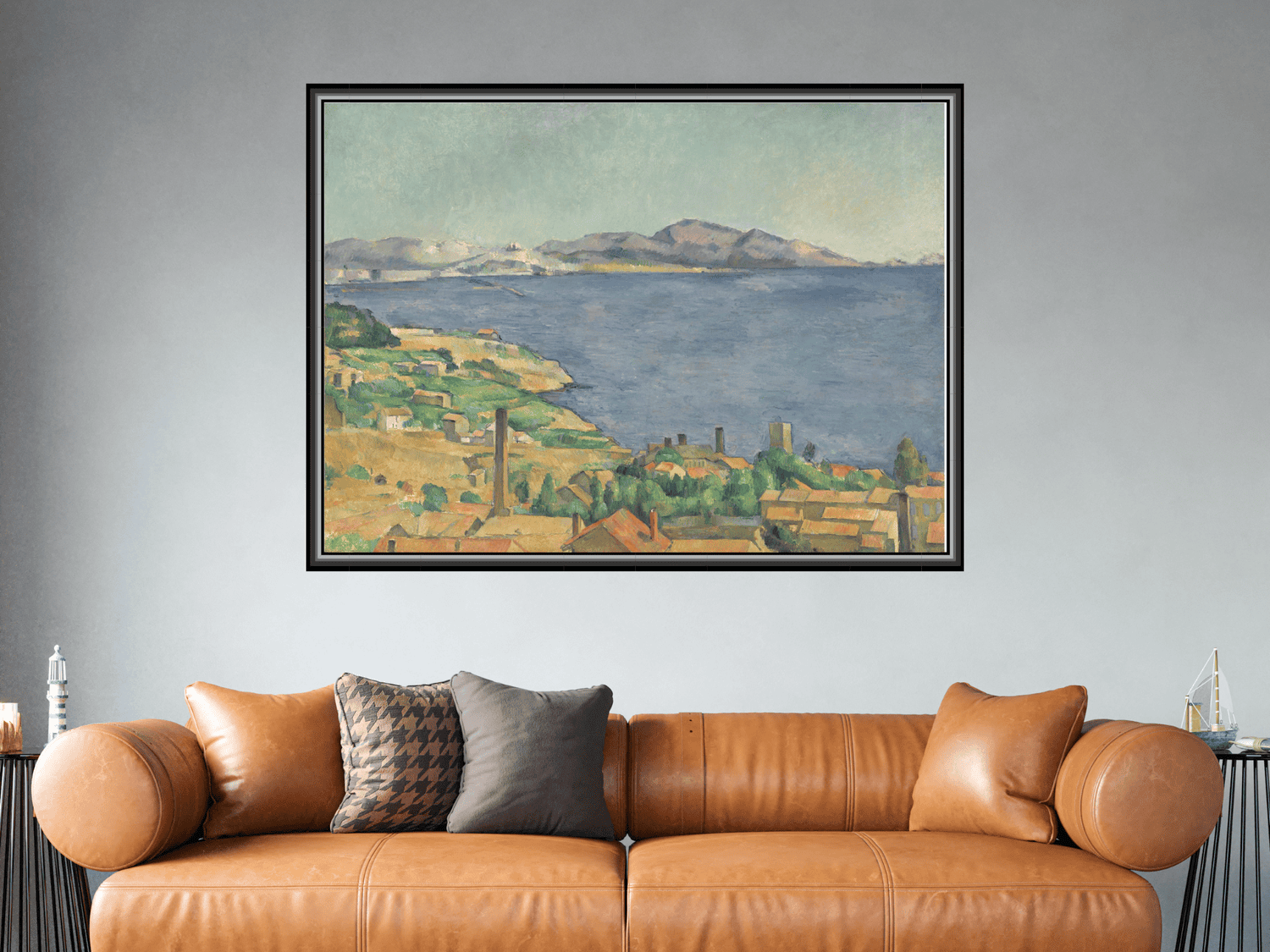 Der Golf von Marseille von L'Estaque aus gesehen | Paul Cézanne