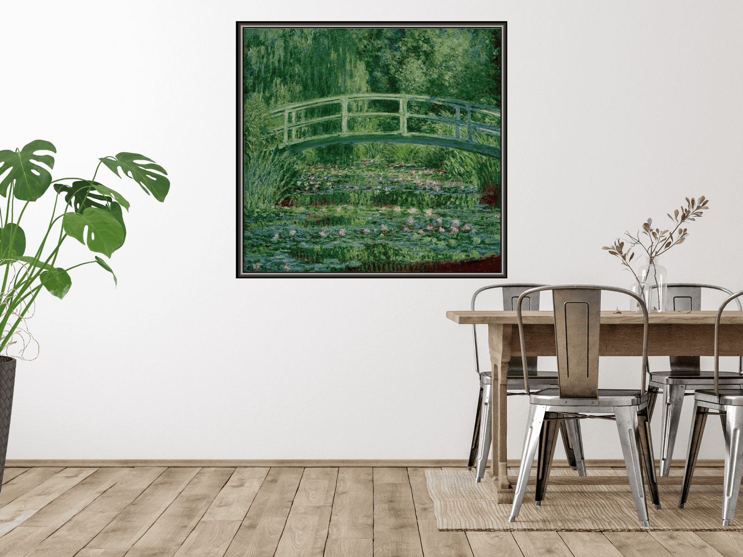 Der Seerosenteich, Seerosen und Japanische Brücke | Claude Monet