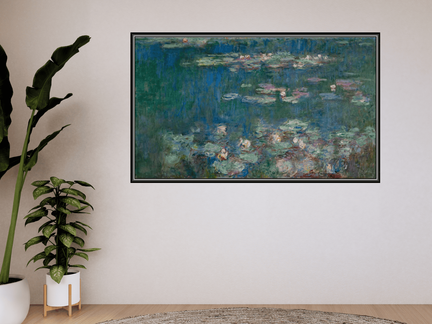 Der Seerosenteich, grüne Reflexionen | Claude Monet