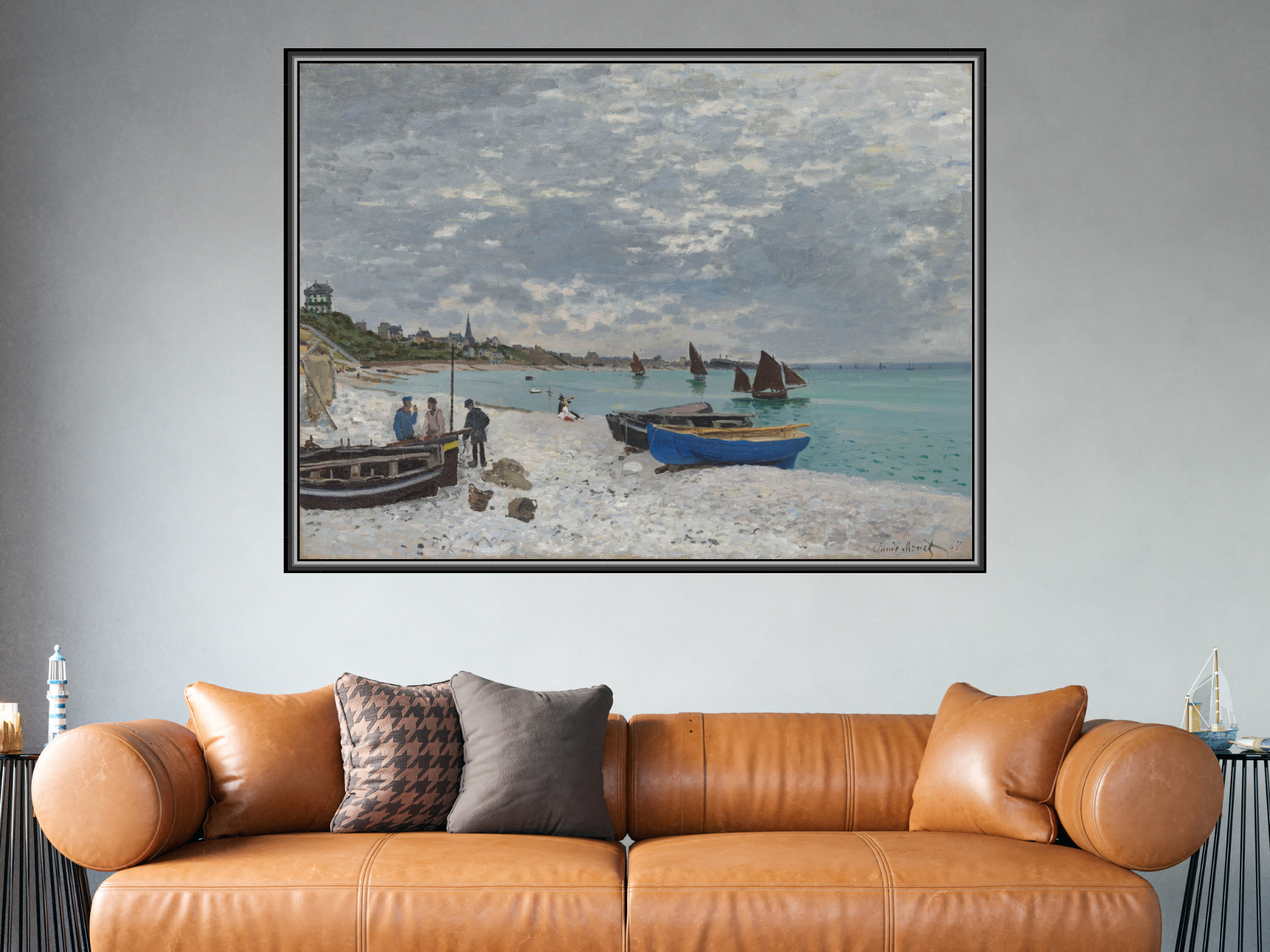 Der Strand von Sainte-Adresse | Claude Monet