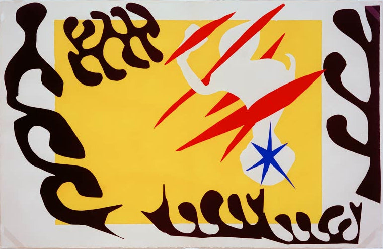Kunstdruck „Der Albtraum des weißen Elefanten (aus ‚Jazz‘)“ von Henri Matisse, handgefertigt in Deutschland