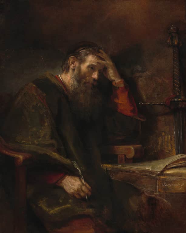 Kunstdruck „Der Apostel Paulus“ von Rembrandt van Rijn