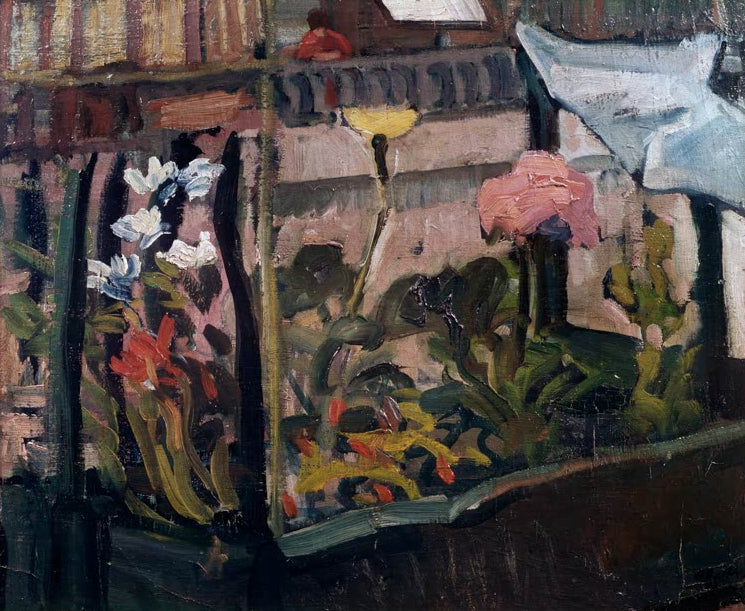 Kunstdruck Der Balkon von Paul Basilius Barth
