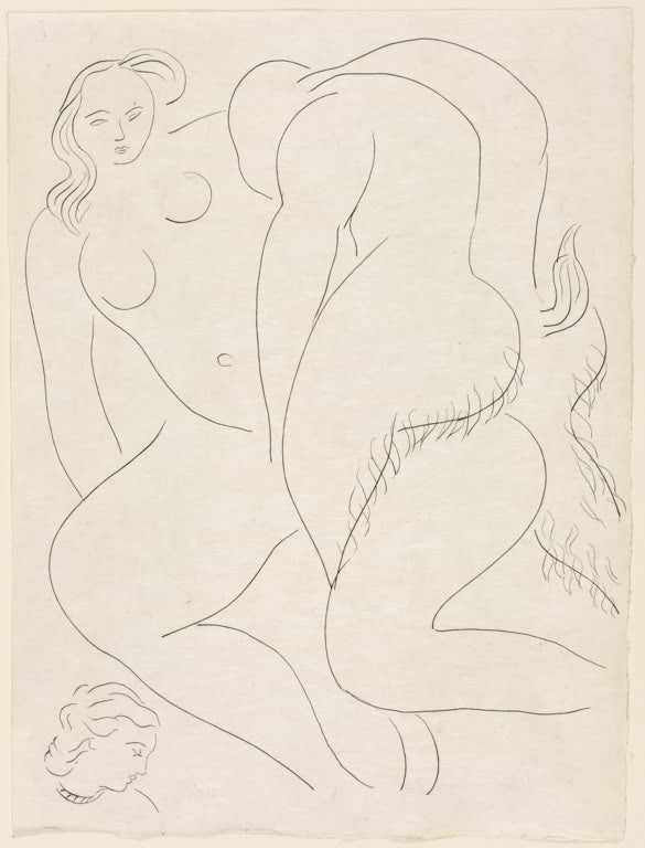 Kunstdruck „Der Faun am Nachmittag: Der Faun III“ von Henri Matisse, handgefertigt in Deutschland