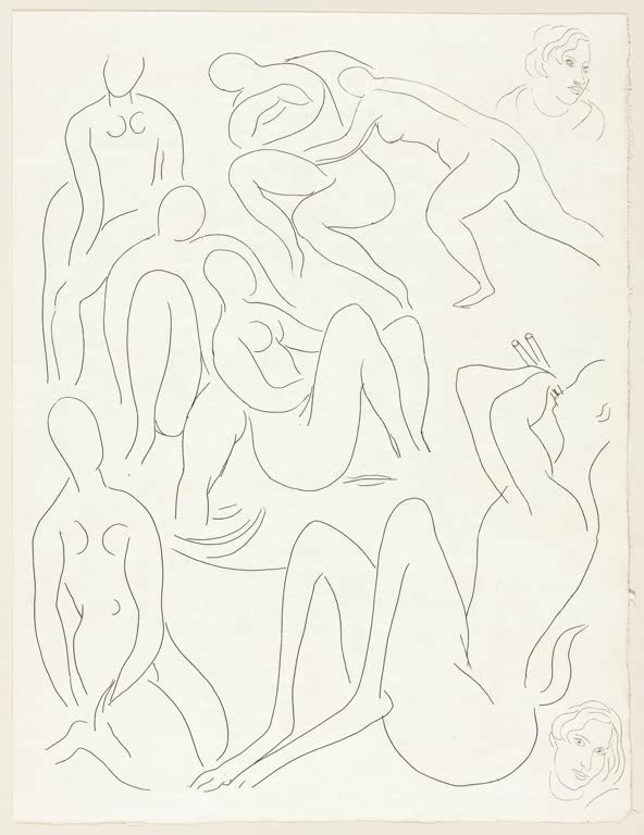 Kunstdruck „Der Faun am Nachmittag II“ von Henri Matisse, handgefertigt in Deutschland