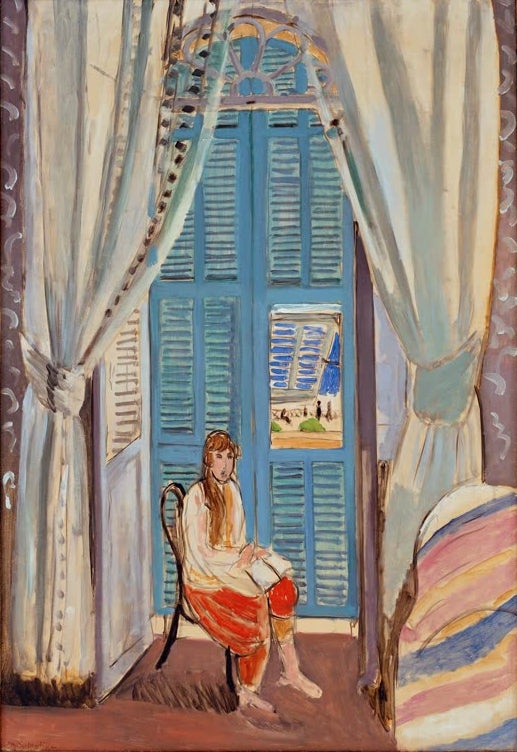 Kunstdruck „Der Fensterladen“ von Henri Matisse, handgefertigt in Deutschland