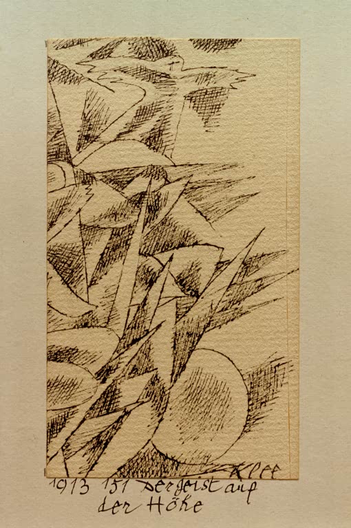 Kunstdruck „Der Geist auf der Höhe“ von Paul Klee, handgefertigt in Deutschland