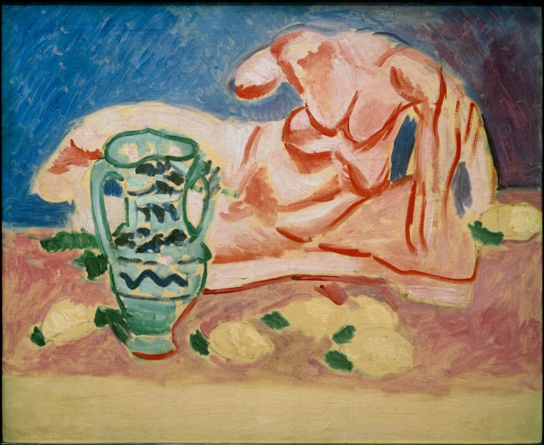 Kunstdruck von Der Ilissos vom Parthenon von Henri Matisse, erhältlich als Leinwand oder Poster, optional gerahmt, in Deutschland per Hand gefertigt.