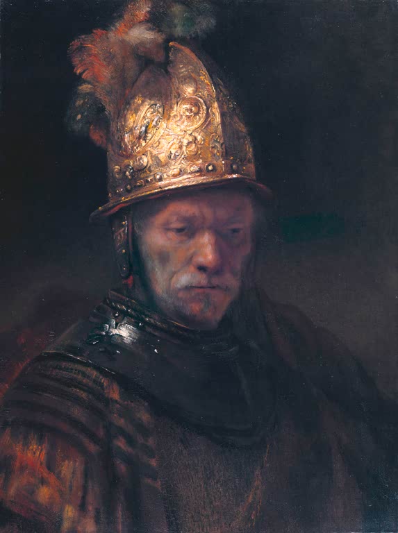 Kunstdruck „Der Mann mit dem Goldhelm“ von Rembrandt van Rijn