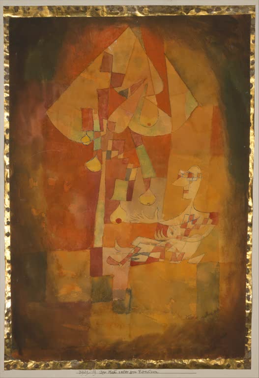 Kunstdruck „Der Mann unter dem Birnbaum“ von Paul Klee, handgefertigt in Deutschland