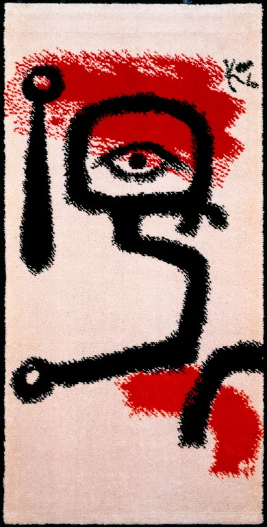 Kunstdruck des Gemäldes „Der Paukenspieler“ von Paul Klee – hochwertige Reproduktion eines ausdrucksstarken Kunstwerks mit musikalischem Motiv.