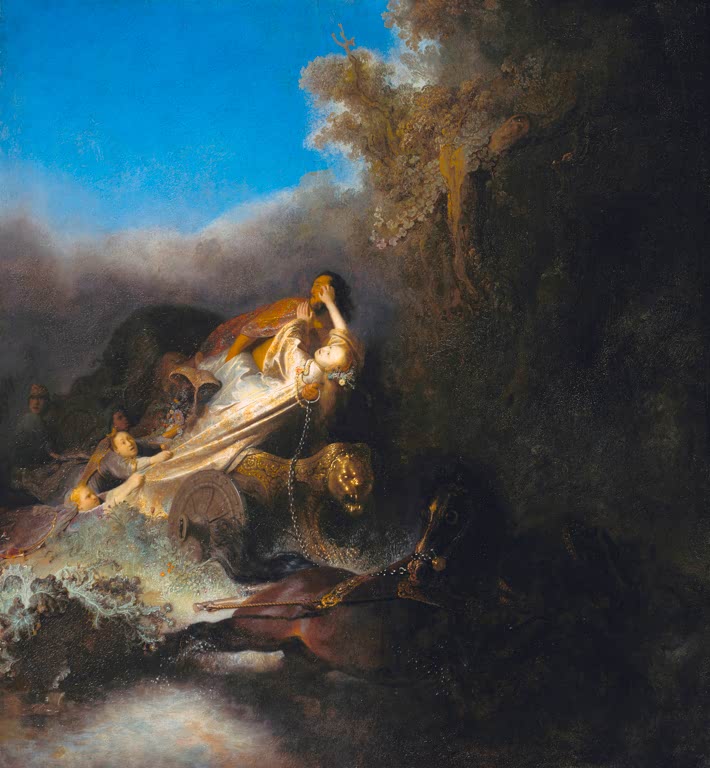 Kunstdruck Der Raub der Proserpina von Rembrandt van Rijn