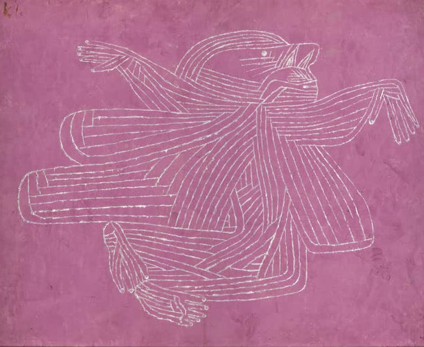 Kunstdruck „Der Schöpfer“ von Paul Klee mit abstrakter, symbolischer Figur und geometrischen Forme